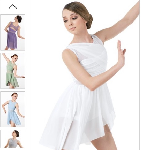 Mesh Wrap Leotard Dance Dress - Picture 3 of 6